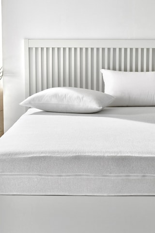 Protège-matelas - Blanc