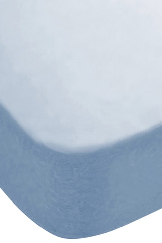 2 draps-housses - Bleu