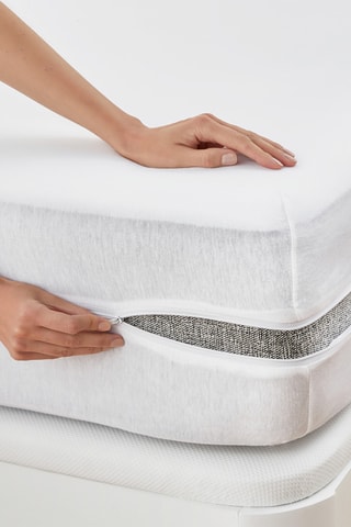 Protège-matelas - Blanc