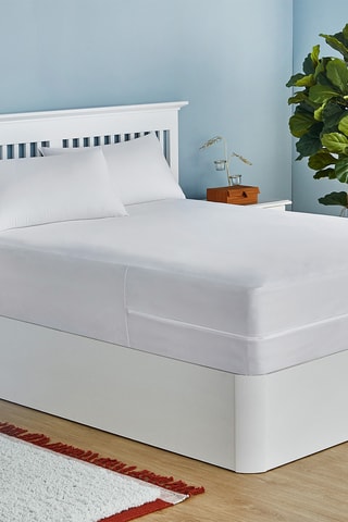 Protège-matelas - Blanc