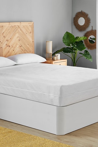 Protège-matelas - Blanc