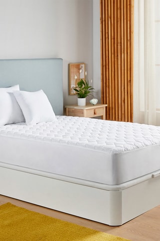 Drap-housse réversible - Blanc