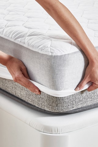 Drap-housse réversible - Blanc