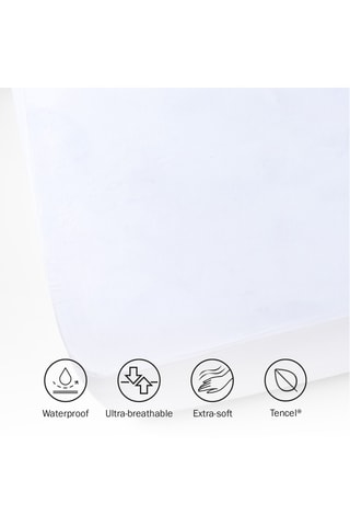 Protège-matelas - Blanc