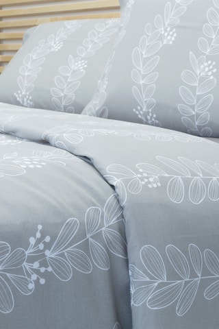 Parure de couette - Gris et blanc