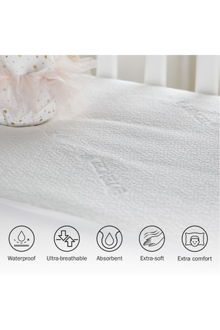 Protège-matelas - Blanc