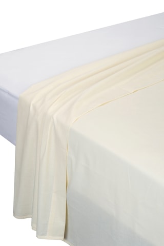 Parure de draps en coton 59 fils/cm² - Beige