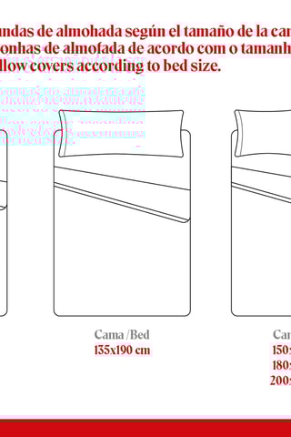 Parure de draps - Blanc et beige