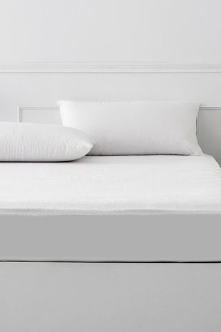 Protège-matelas - Blanc