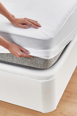 Protège-matelas - Blanc