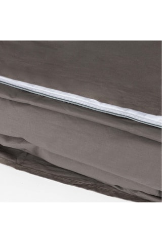 Parure de couette en coton 59 fils/cm² - Marron