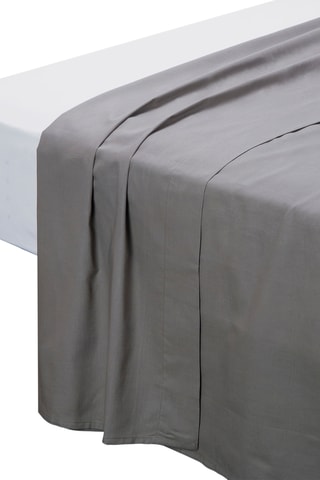 Parure de draps en coton 59 fils/cm² - Gris