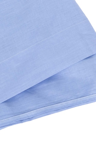 Parure de draps en coton 150 fils/cm² - Bleu