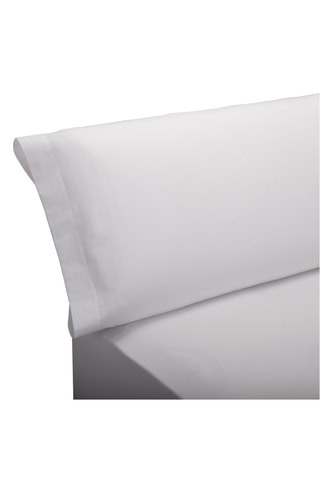 Parure de draps en coton 79 fils/cm² - Blanc