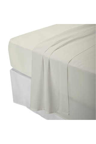 Parure de couette en coton 79 fils/cm² - Beige