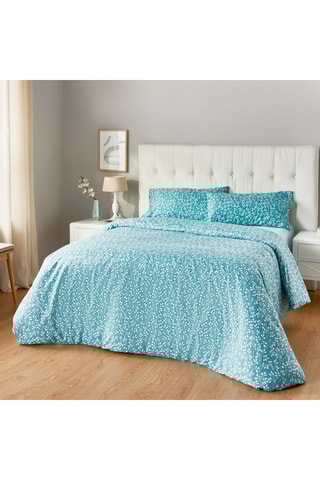 Parure de couette en coton 59 fils/cm² - Blanc