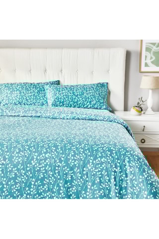 Parure de couette en coton 59 fils/cm² - Blanc