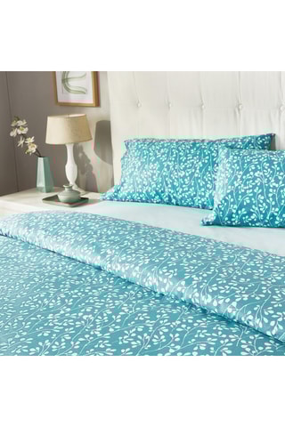 Parure de couette en coton 59 fils/cm² - Blanc