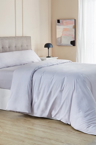 Parure de couette en coton 79 fils/cm² - Gris