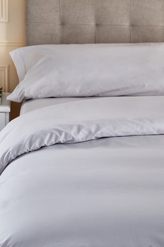 Parure de couette en coton 79 fils/cm² - Gris