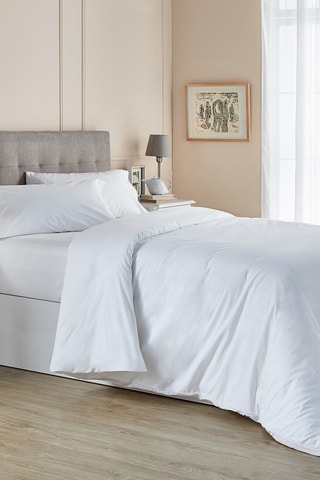 Parure de couette en coton 79 fils/cm² - Blanc