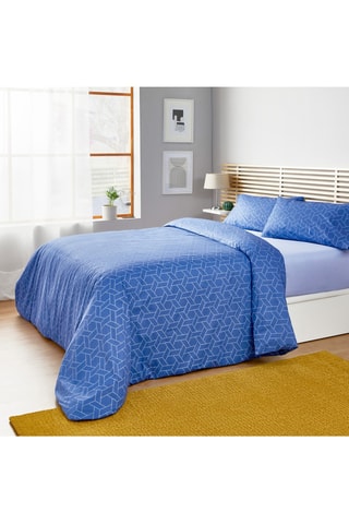 Parure de couette en coton 59 fils/cm² - Blanc