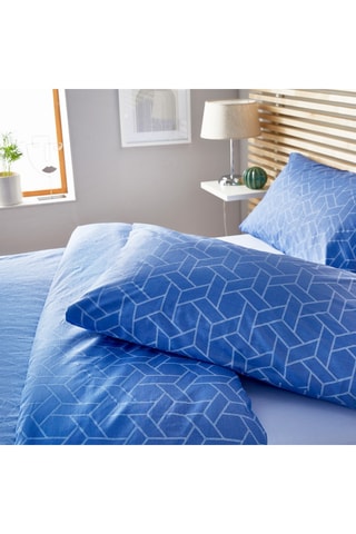 Parure de couette en coton 59 fils/cm² - Blanc