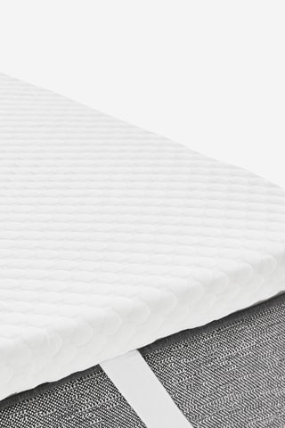 Surmatelas en bambou - Blanc