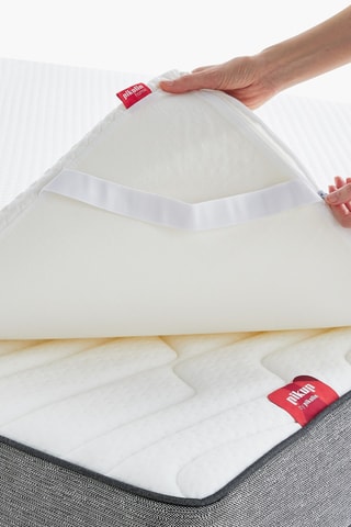 Surmatelas en bambou - Blanc