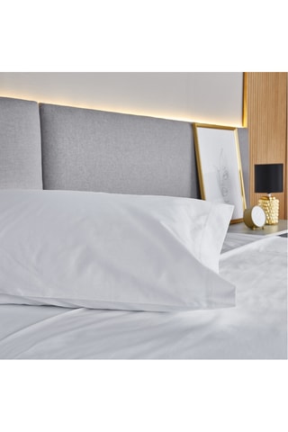 Parure de draps en coton 118 fils/cm² - Blanc