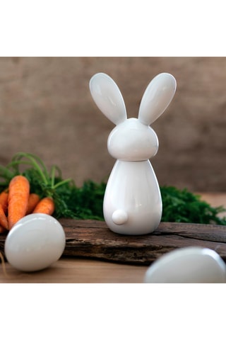Molinillo de madera lacada para especias Bunny - 18,5 cm