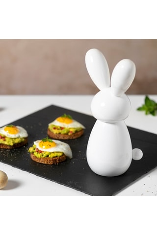 Molinillo de madera lacada para especias Bunny - 18,5 cm