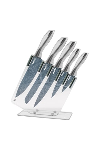 Bloque de 5 piezas de acero inoxidable Pierre Gourmet