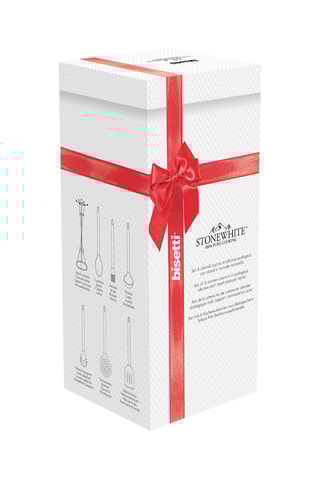 6 utensilios de acero inoxidable