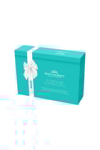 Bloque de 5 piezas de acero inoxidable Miss Gourmet