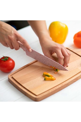 Bloque de 5 piezas de acero inoxidable Stonerose