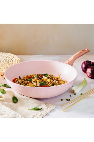 Wok/sartén guisera Stonerose  - 28 cm - 3,5 l