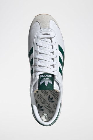 Baskets en cuir Country Japan - Blanc et vert