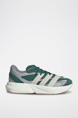 Baskets de running en nubuck - Vert foncé