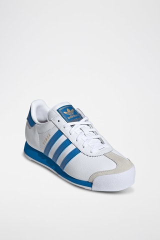 Chaussures de football en cuir Samoa - Blanc