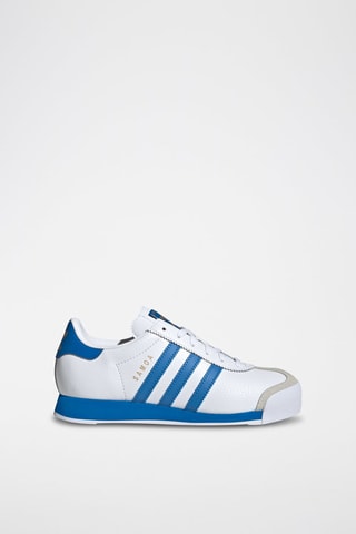 Chaussures de football en cuir Samoa - Blanc