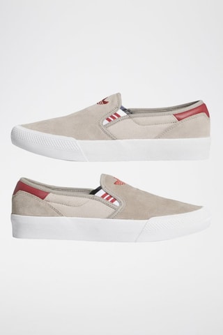 Chaussures de skateboard en nubuck Shmoofoil - Beige
