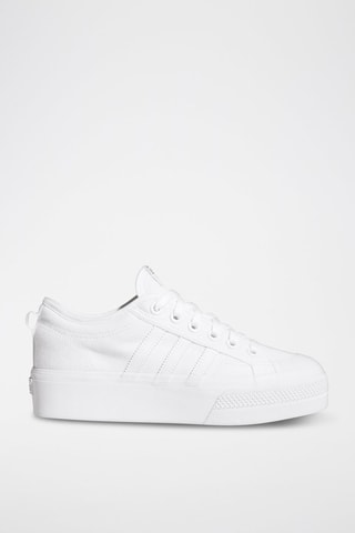 Chaussures de skateboard plateformes - Blanc