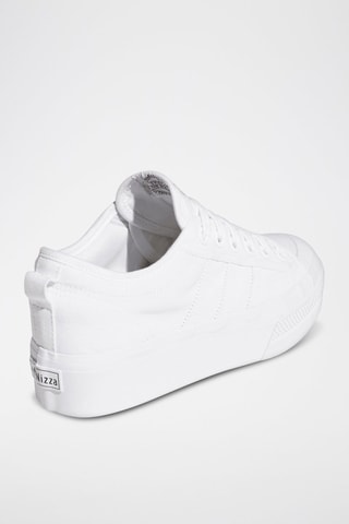 Chaussures de skateboard plateformes - Blanc
