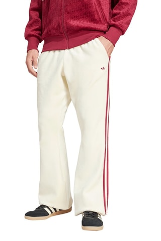 Pantalon regular en velours Jude Bellingham - Blanc et rouge