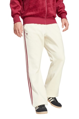 Pantalon regular en velours Jude Bellingham - Blanc et rouge