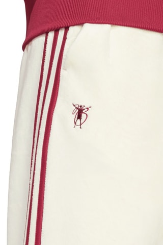 Pantalon regular en velours Jude Bellingham - Blanc et rouge