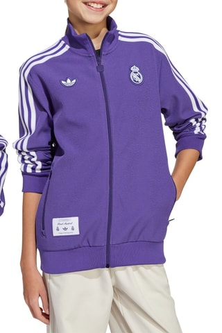 Veste Real Madrid junior - Violet - Adidas