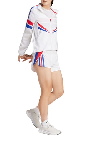 Veste de running Adizero Retro - Blanc et rouge