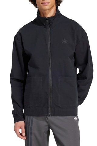 Veste de survêtement Essentials Seersucker - Noir